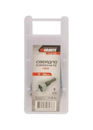 Фреза корончатая по металлу granite - 38 мм (6-08-038)