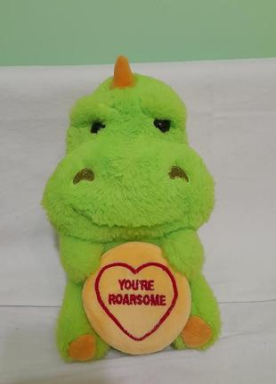Іграшка м'яка  дінозавр  -swizzels love hearts danny dinosaur  -27 cм