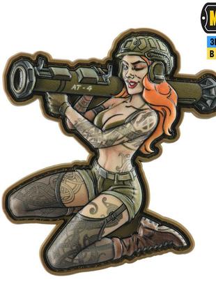 M-tac нашивка tactical girl №9 pvc skandinavik