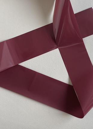 Фольга для кракелюра бордовая матовая 1 м