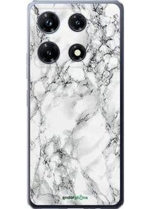 Чехол на infinix note 30 pro мрамор белый "4480u-3427-8094", надежная защита на телефон