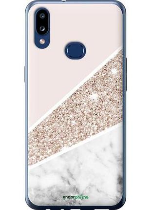 Чехол на samsung galaxy a10s a107f пастельный мрамор "4342u-1776-8094", надежная защита для мобильных