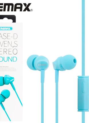 Навушники з мікрофоном remax rm-501 сині