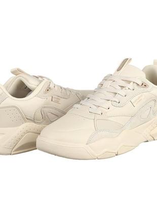 Женские бежевые комбинированные кроссовки baas 20041