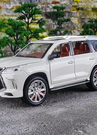 Коллекционная машинка lexus lx570 металлическая моделька игрушка
