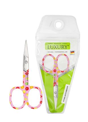 Манікюрні ножиці для нігтів прямі beauty luxury hh-16