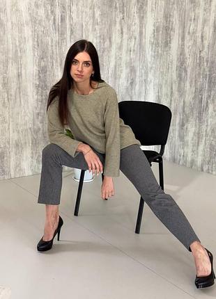 Женская зеленая блуза