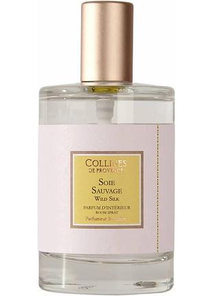 Французские интеьерные духи - спрей для комнаты дикий шелк 100 мл collines de provence