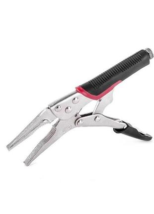 Клещи зажимные универсальные 230 мм удлиненные, cr-v intertool ut-5204