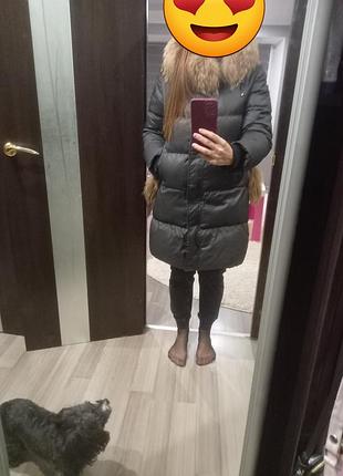 Пуховик женский, очень теплый