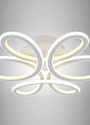 Люстра светодиодная белая с пультом sneha (9990588026/6 wt 126w)