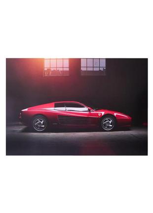 Б/у фотокартина для интерьера феррари красная lidl