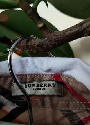 Белая рубашка для мальчика burberry