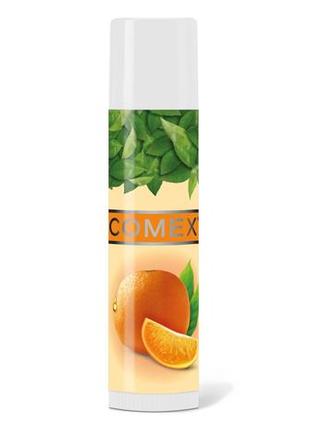 Натуральный бальзам для губ "апельсин" tm  comex 5 г.