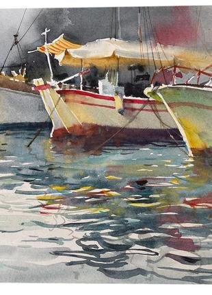 Картина на стіну у вітальню / спальню «на хвилях спокою» 30х40 см