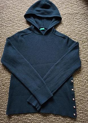 Свитер, кофта, связанный худи с капюшоном, худи