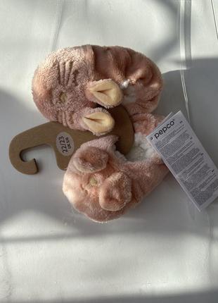 Теплі тапочки на дівчинку