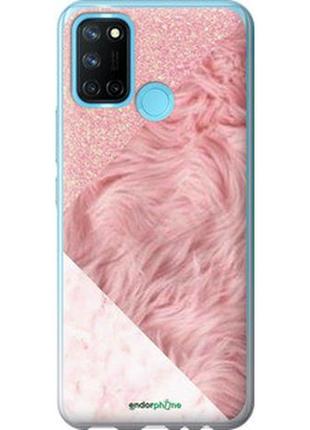 Чехол на realme c17 розовые текстуры "4343u-2121-8094", надежная защита на телефон