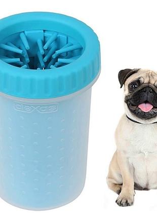 Стакан для миття лап собакам і кішкам, лапомийка soft pet foot cleaner