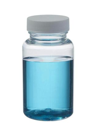 Бутылка для упаковки hudson exchange 120 мл (4 унции) с крышкой, пэт, прозрачная, 6 упаковок