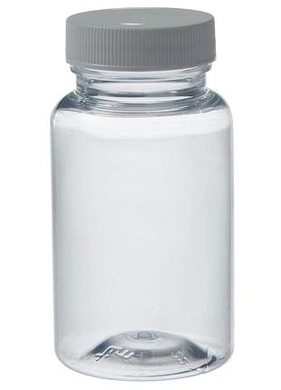 Бутылка для упаковки hudson exchange 120 мл (4 унции) с крышкой, пэт, прозрачная, 6 упаковок