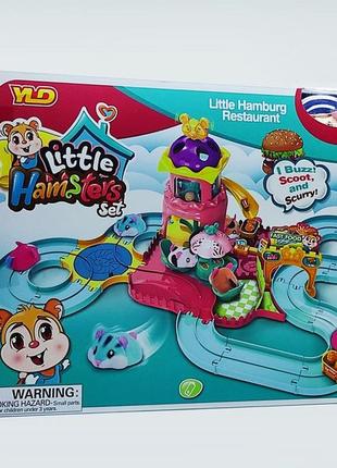 Игровой набор yi wu jiayu маленькие хомяки "little hamsters" ресторан 2021/82021