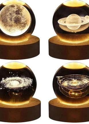 Декоративні 3d-нічник кришталева куля