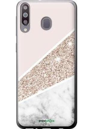 Чехол на samsung galaxy m30 пастельный мрамор "4342u-1682-8094", надежная защита на телефон