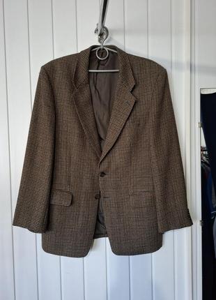 Carletti 100% wool шерстяной пиджак с мужского плеча