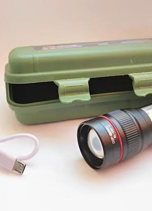 Фонарик ручной аккумуляторный bailong bl-520 t6 salemarket