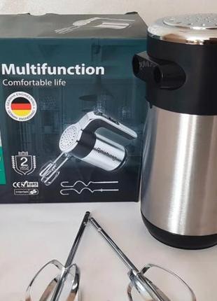Миксер ручной 5 скоростей 600 вт rainberg rb-1012 акция! salemarket