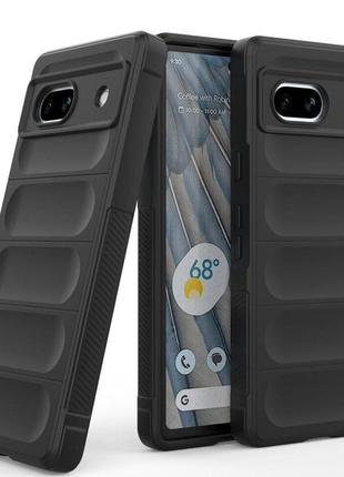 Чехол ricco phantom shield для google pixel 6a (черный)