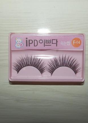 Накладные, ресницы, набор, eyelash, kiti, ipd f-14