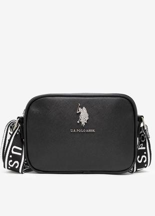 Сумка-кросбоди u.s. polo assn. black (white) черная