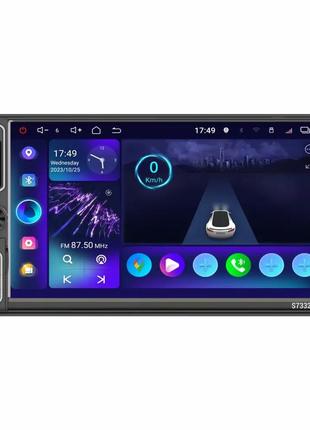 Автомагнитола sigma s7332 3+32gb/gps/bt/android 13 gsm - симкарта
