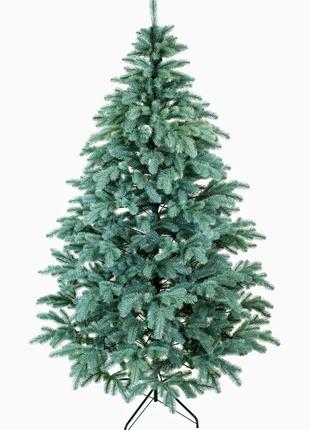 Ялинка лита "ковалівська" блакитна 230 см преміум якість 2.3м