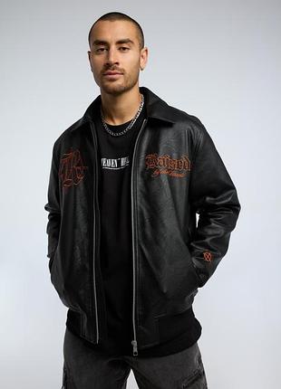 Мужская куртка из искусственной кожи