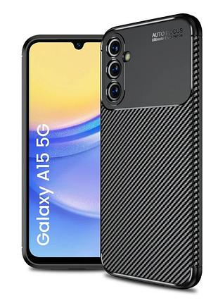 Противоударный чехол autofocus samsung a15 черный