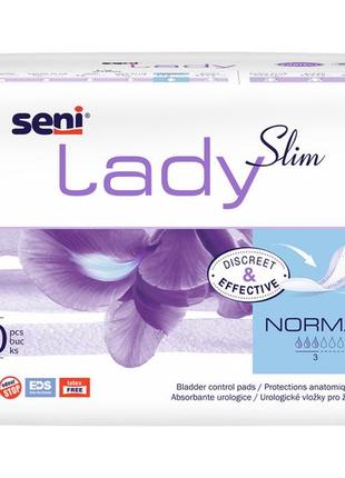 Урологические прокладки для женщин seni lady slim normal. 20 шт.