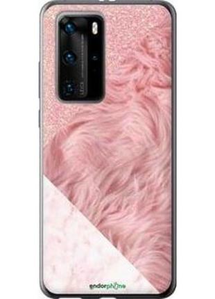 Чехол на huawei p40 pro розовые текстуры "4343u-1839-8094", надежная защита на телефон