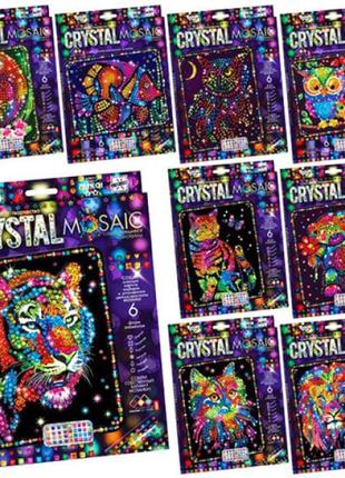 Комплект креативної творчості crystal mosaic 10 видів (20)