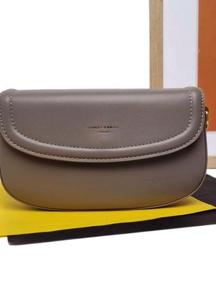 Сумка кросс-боди экокожа серый арт.cm7150 grey davidjones франція
