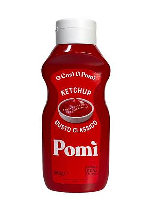Кетчуп pomi класичний без барвників та консервантів ketchup gusto classico 560 г