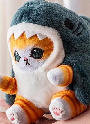 Кіт акула 20 см м'яка іграшка кіт у костюмі акули