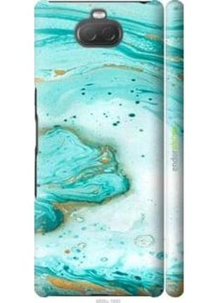Чехол на sony xperia 10 plus i4213 мраморный "4895m-1690-8094", надежная защита на телефон