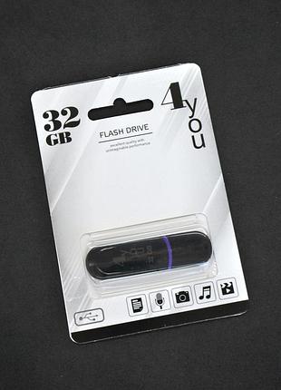 Флеш-накопичувач usb 32gb 4you 012 jet series black