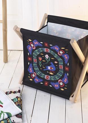 Кошик для зберігання коло життя 44х44х39 см (kor_tr003)