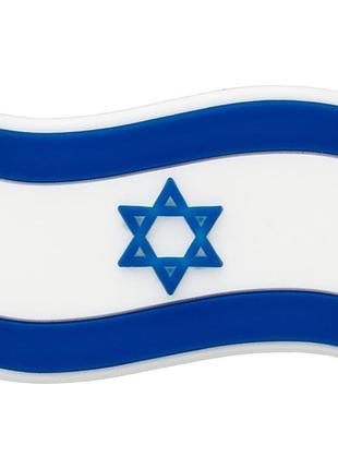 Джибитсы для кроксов 0310 «флаг израиля» 1 шт.