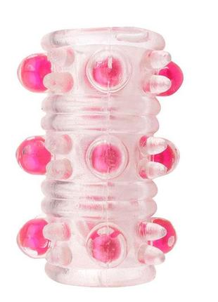 Еластична рельєфна насадка на член - 5,5*4,2 см