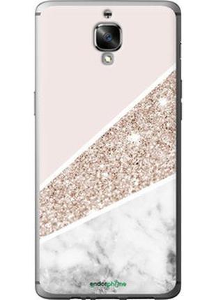 Чохол на oneplus 3 пастельний мармур "4342u-334-8094", надійний захист на телефон